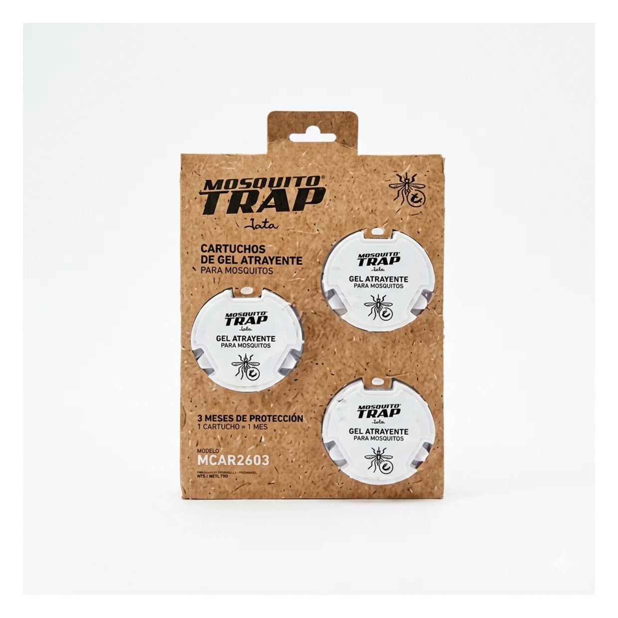 Recambio 3 cartuchos para atrapa mosquitos Jata MOSTRAP MT8
