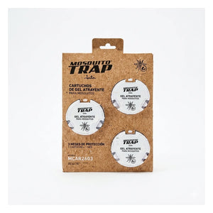 Recambio 3 cartuchos para atrapa mosquitos Jata MOSTRAP MT8