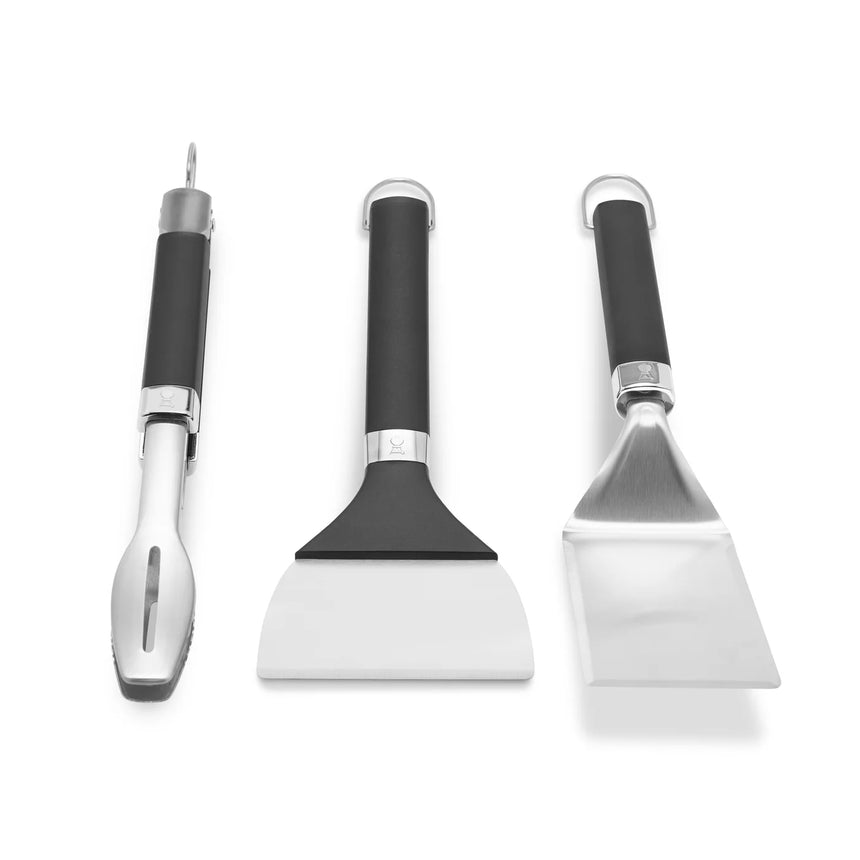 Conjunto de 3 utensílios Weber para chapa