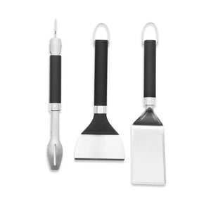 Conjunto de 3 utensílios Weber para chapa