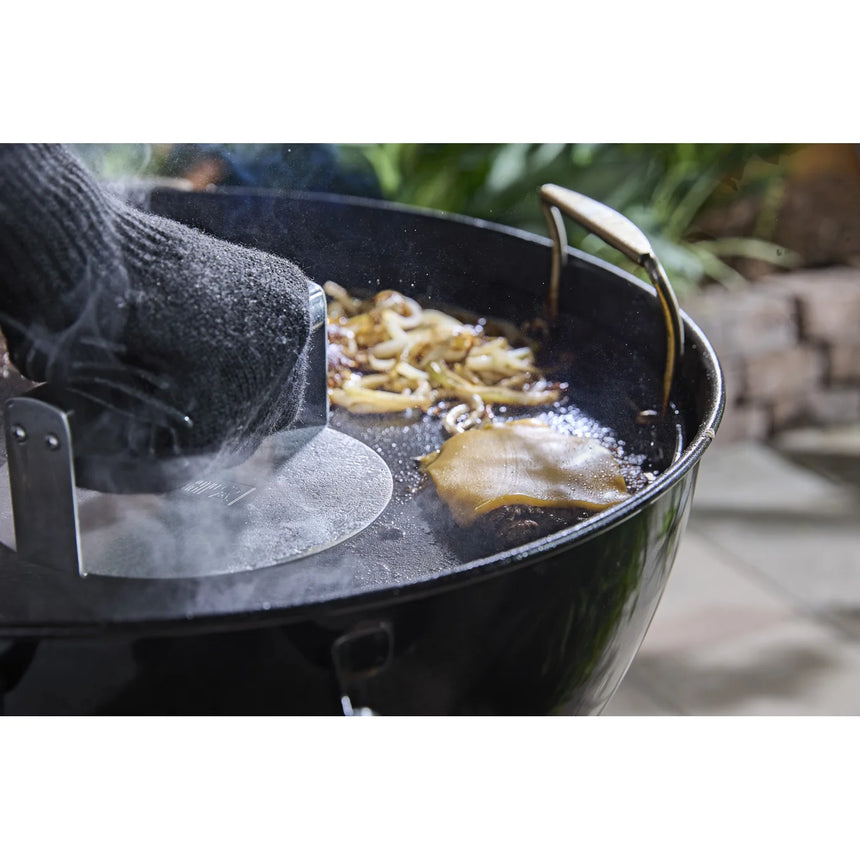 Prensa inox para Smashed Burgers Weber