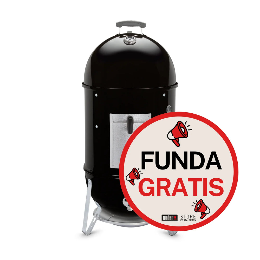 Ahumador Weber Smokey Mountain Cooker Ø 47 cm Black + FUNDA PREMIUM