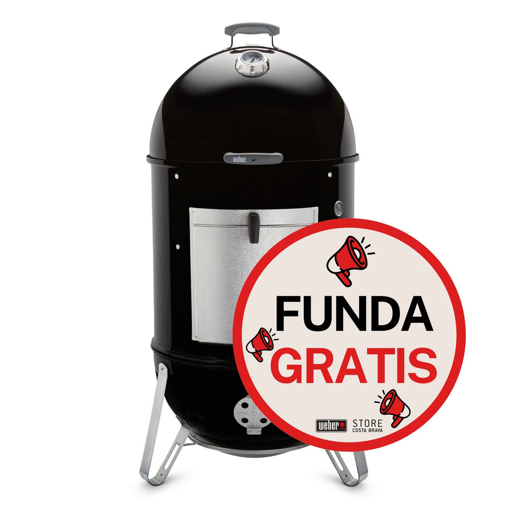 Ahumador Weber Smokey Mountain Cooker Ø 57 cm Black + FUNDA PREMIUM