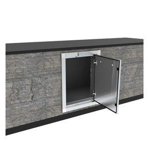 Puerta simple encastrable Inox Broil King