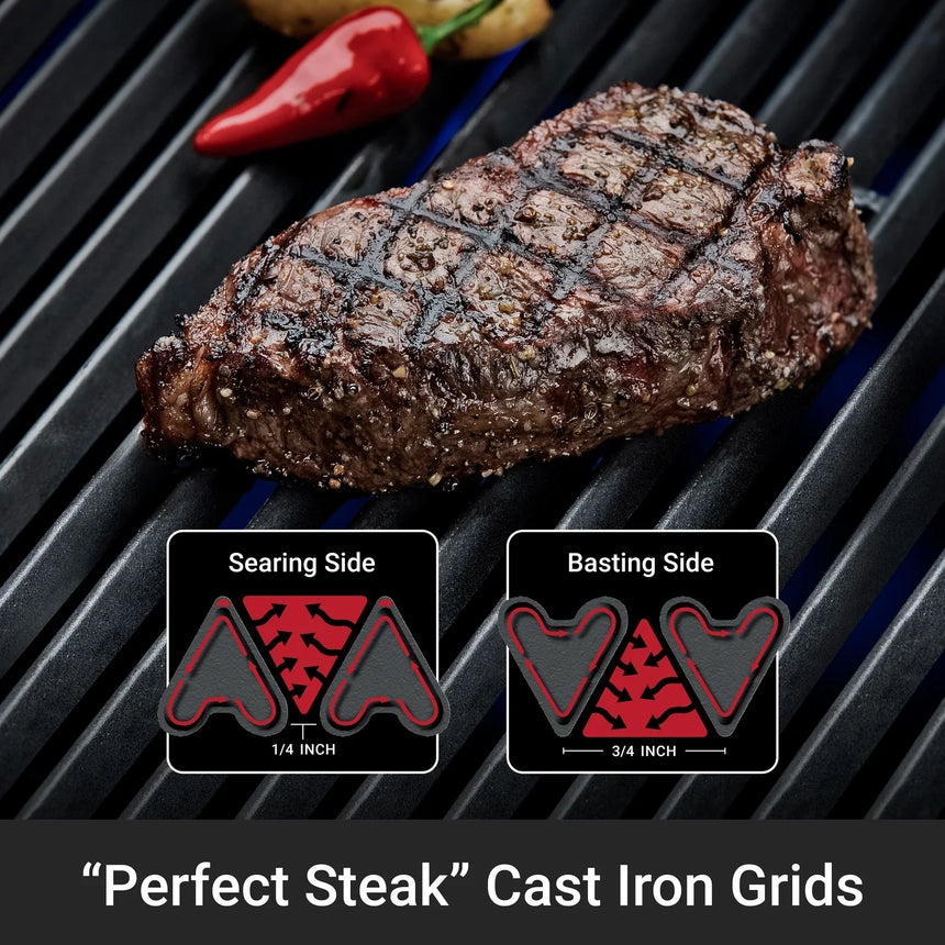 Barbacoa de gas Broil King Crown 490 Shadow