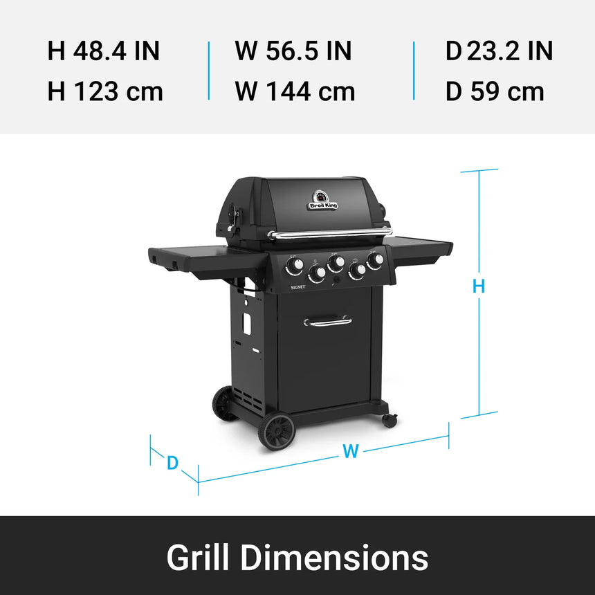 Barbacoa de gas Broil King Signet 390 Shadow