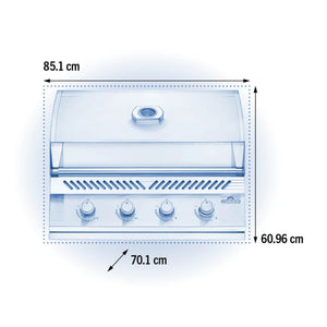 Barbacoa de gas encastrable Napoleon Serie 500 BI32