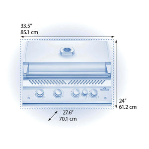 Barbacoa de gas encastrable Napoleon Serie 700 Acero Inoxidable