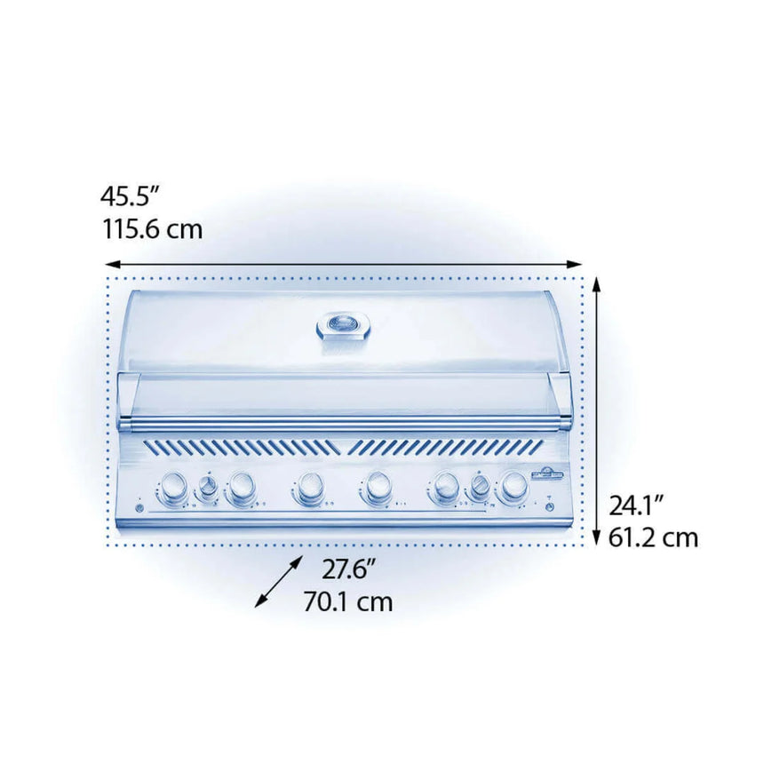 Barbacoa de gas encastrable Napoleon Serie 700 BIG44