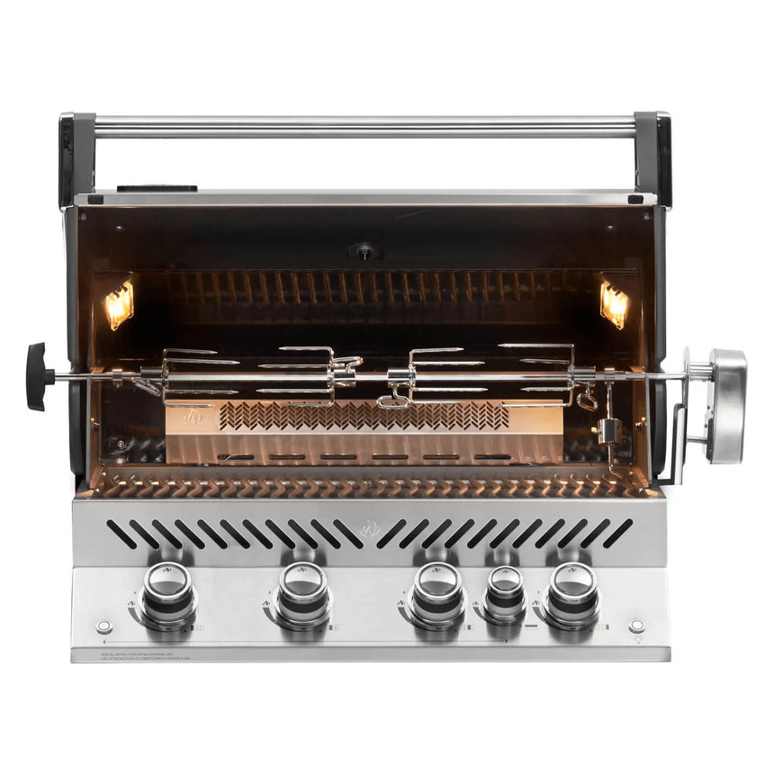 Barbacoa de gas encastrable Napoleon Prestige PRO 500