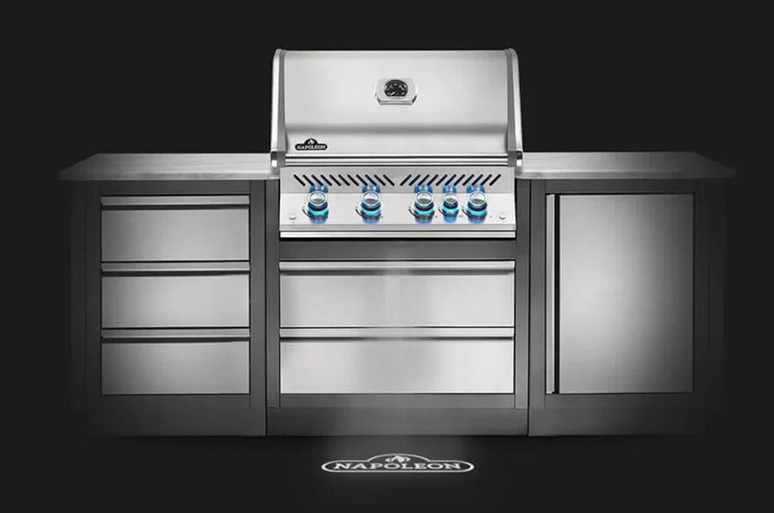 Barbacoa de gas encastrable Napoleon Prestige PRO 500