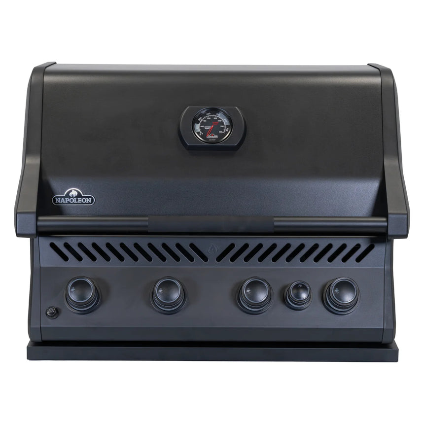 Barbacoa de gas Napoleon Serie 300 Negro mate Built-In
