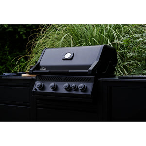 Barbacoa de gas Napoleon Serie 300 Negro mate Built-In