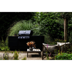 Barbacoa de gas Napoleon Serie 300 Negro mate Built-In