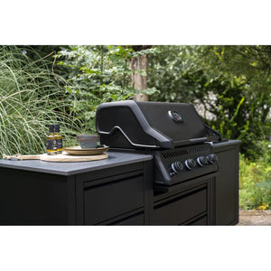 Barbacoa de gas Napoleon Serie 300 Negro mate Built-In