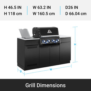 Cocina de exterior modular Baron MOK 490