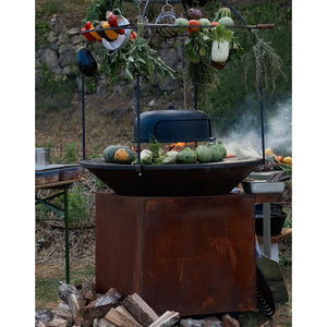 Barbacoa de leña OFYR Classic Corten 120 PRO