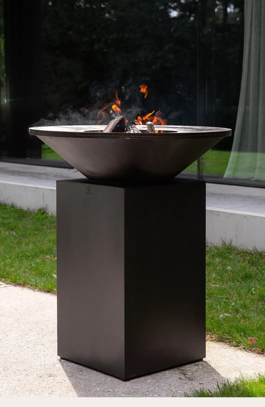 Barbacoa de leña Classic Black 85