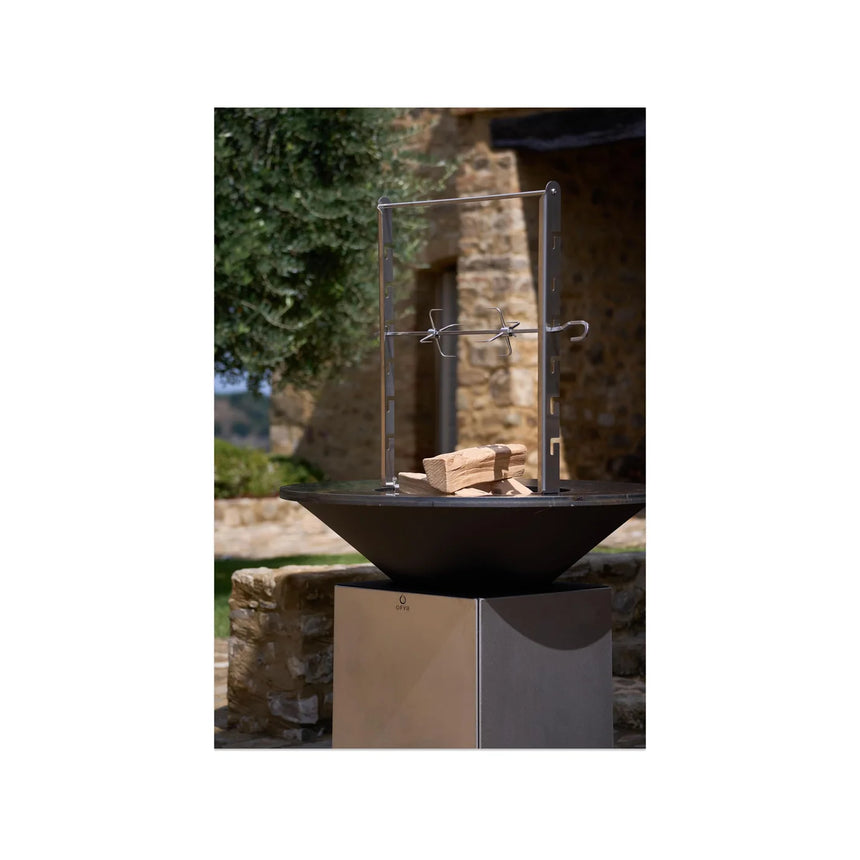Barbacoa de leña OFYR 10th Anniversary Edition Brushed Stainless Steel 100