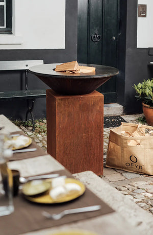 Barbacoa de leña Classic Corten 85