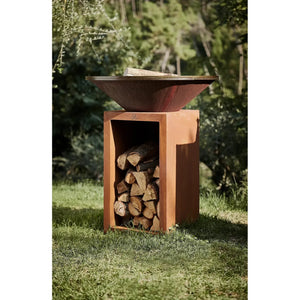 Barbacoa de leña OFYR Classic Storage Corten 85