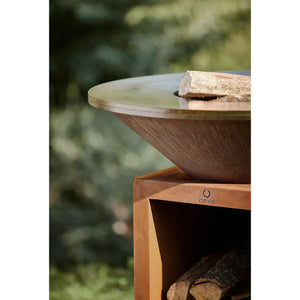 Barbacoa de leña OFYR Classic Storage Corten 85