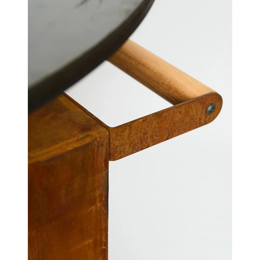 Barbacoa de leña OFYR Classic Storage Corten 100 PRO