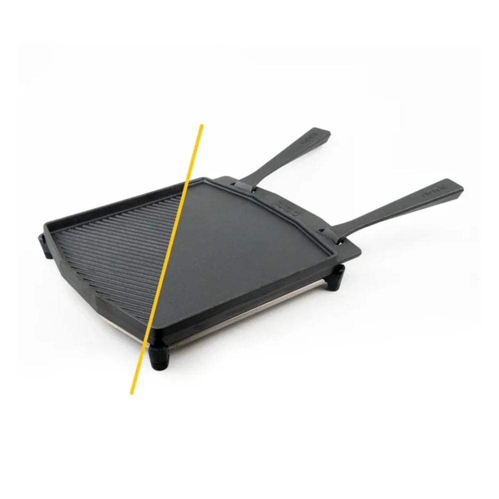 Plancha reversible de hierro fundido Ooni Dual-Sided Grizzler Plate