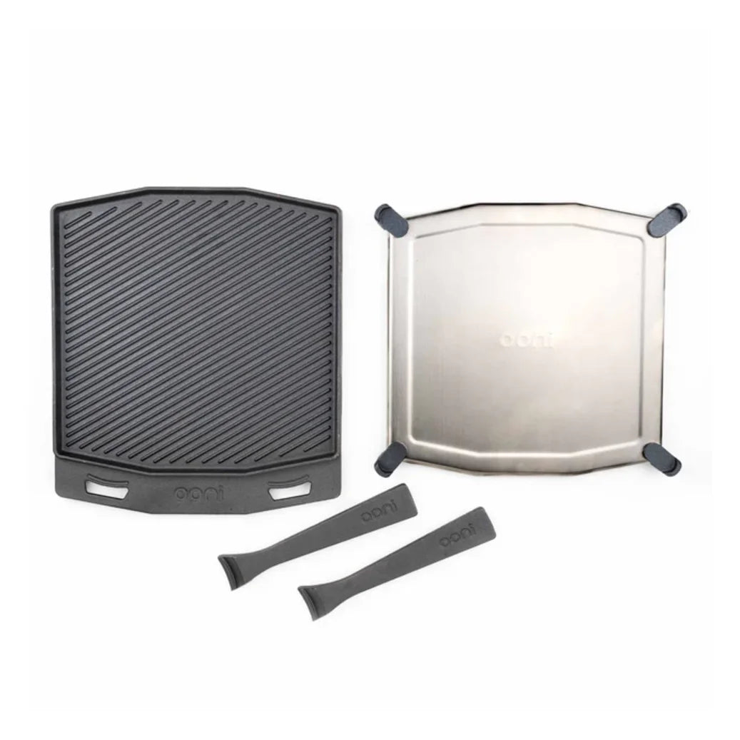 Plancha reversible de hierro fundido Ooni Dual-Sided Grizzler Plate