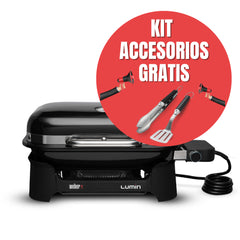 Weber electric barbecue Lumin 1000 Compact Black