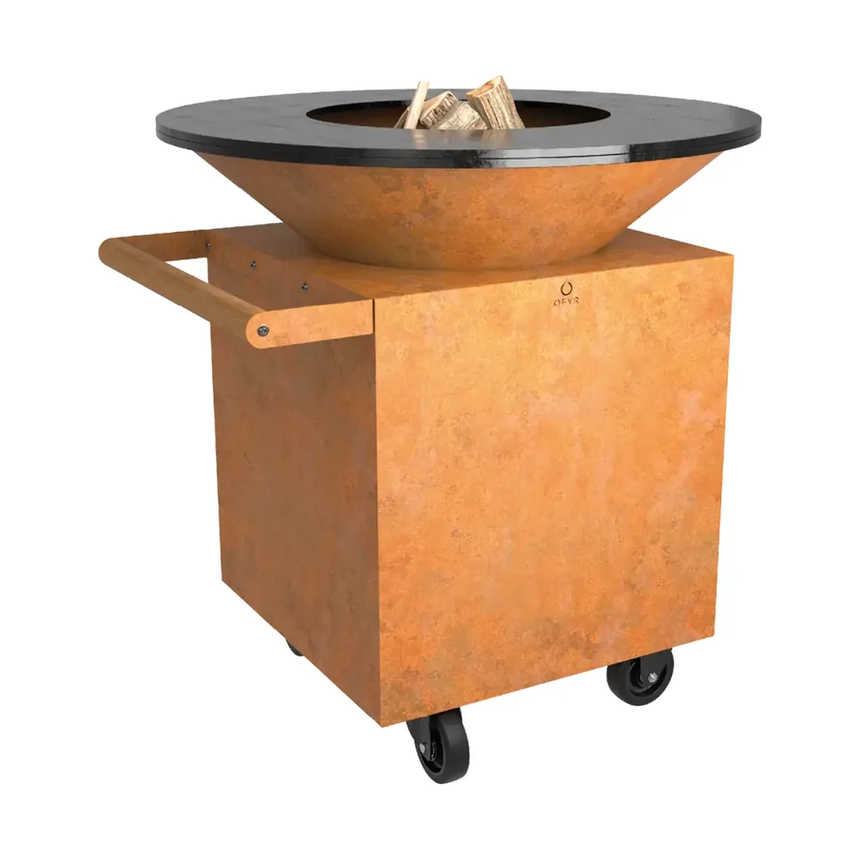 Barbacoa de leña OFYR Classic Corten 100 PRO