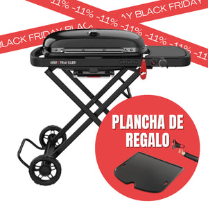 Weber Traveler gas barbecue - Stealth Edition