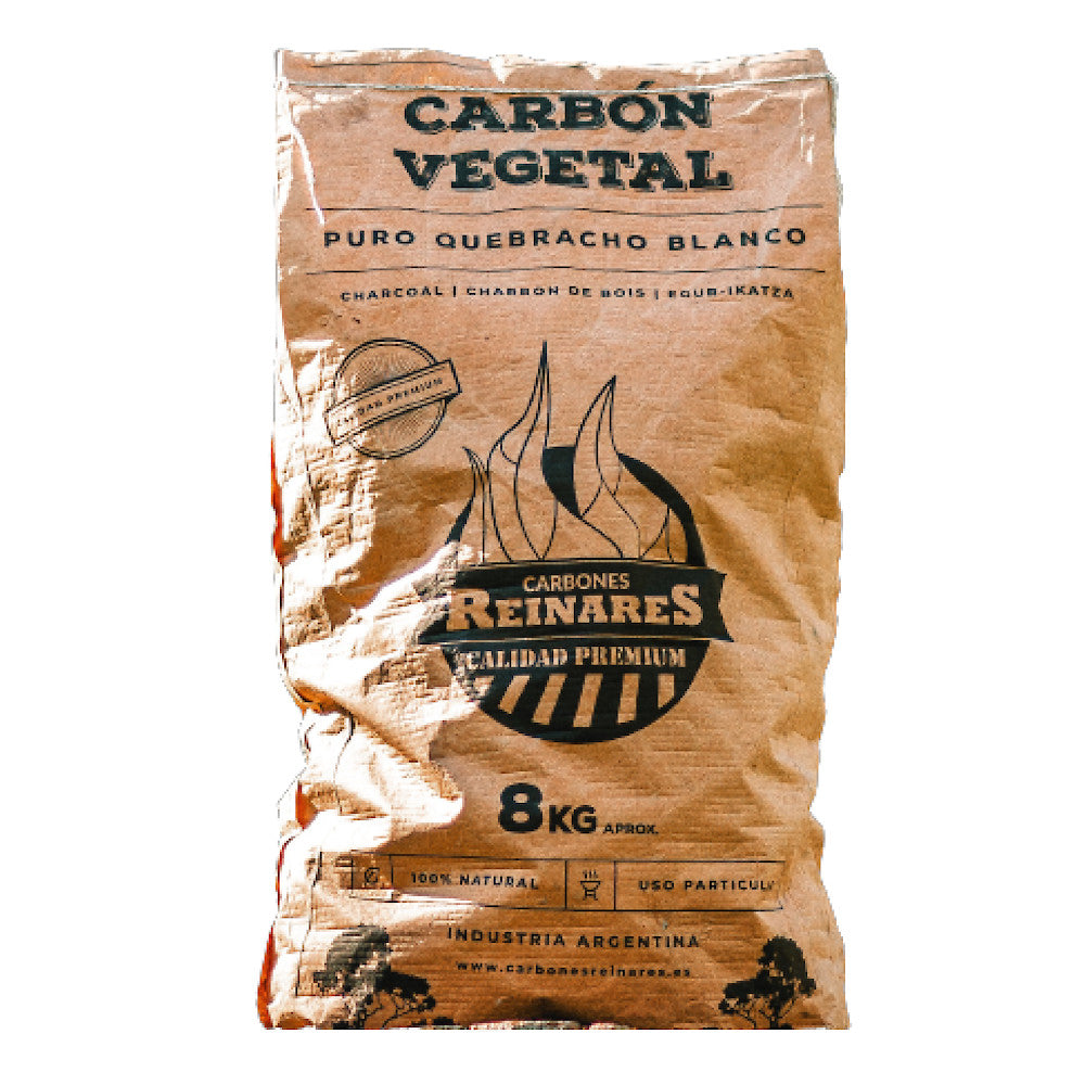 Carbón Quebracho Blanco Reinares 8 kg