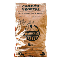 CARBON VEGETAL REINARES QUEBRACHO 8 KG