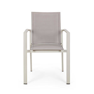 Silla de exterior Bizzotto con brazos Konnor rastin