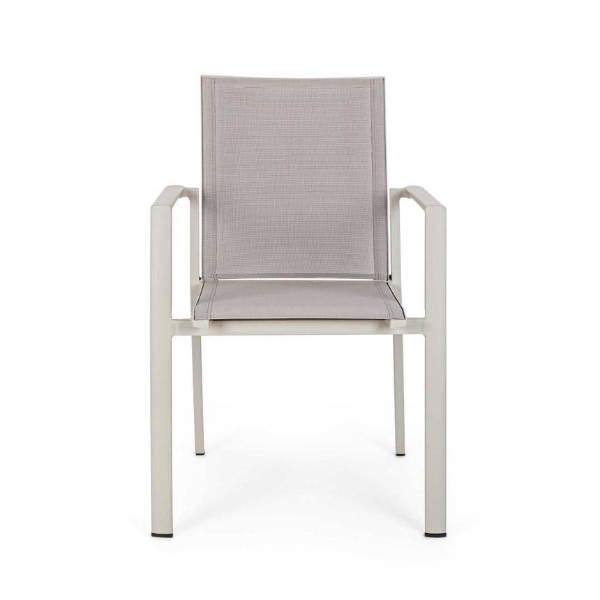 Silla de exterior Bizzotto con brazos Konnor rastin