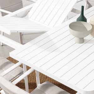 Mesa extensible Kiplin 149X97/149, blanco