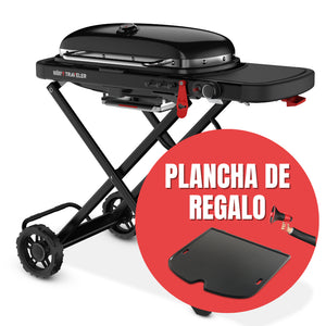 Barbacoa de gas Weber Traveler - Stealth Edition
